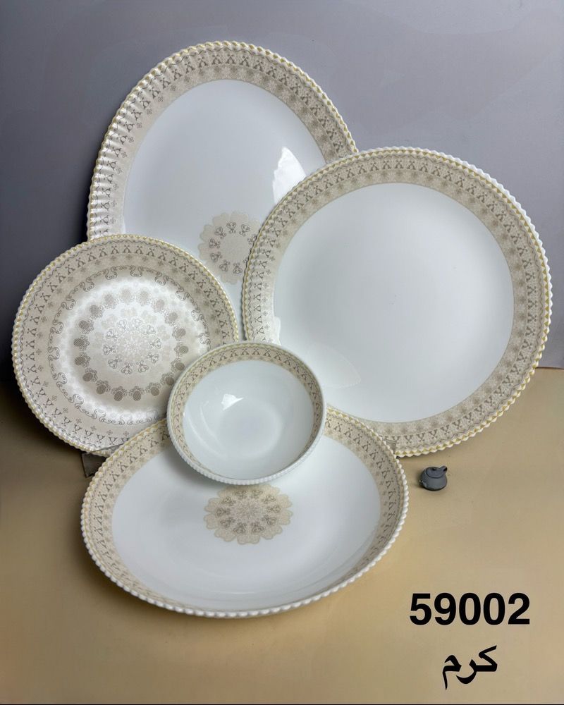 سرویس آرکوپال ۲۵ پارچه طرح 59002 کرم برند دینو