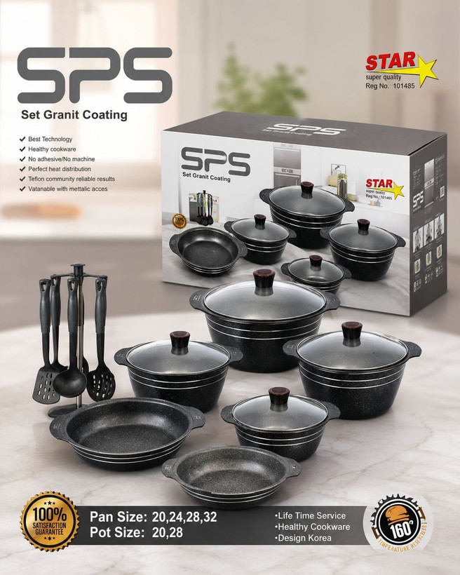 سرویس قابلمه ۱۹ پارچه SPS
